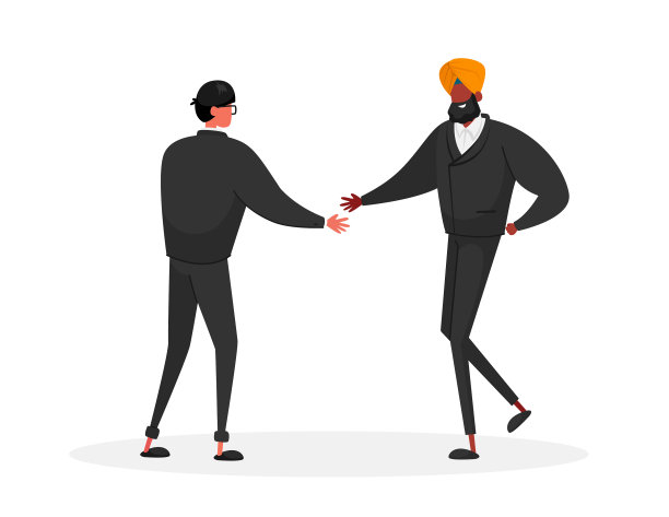 商业伙伴同意亚洲和印度图片下载