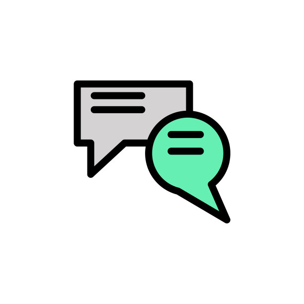 聊天填线图标互联网上思考图片下载