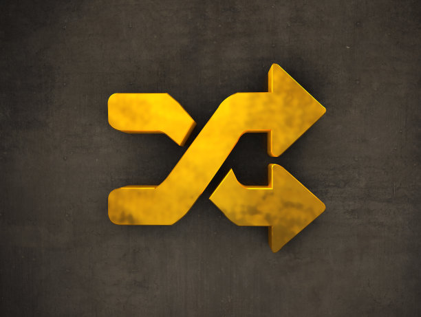 墙上的金箭符号图片下载