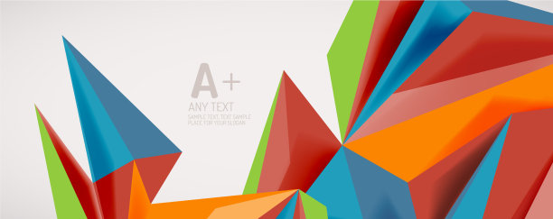 三角形几何背景低多边形3d图片下载