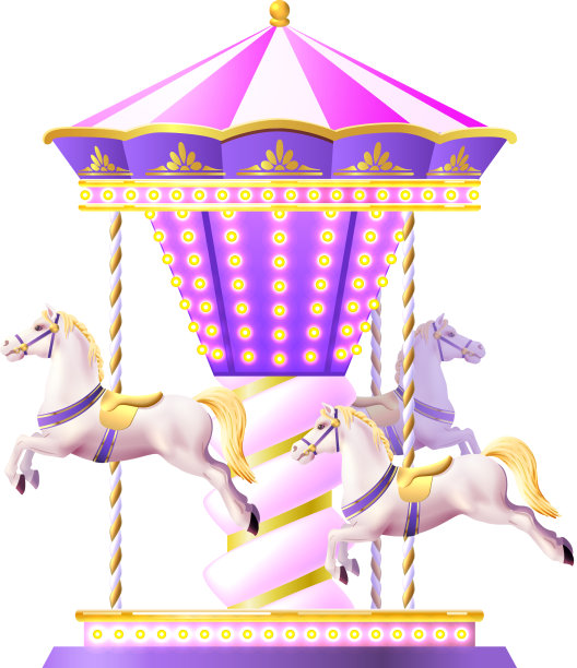 复古的旋转木马图片下载