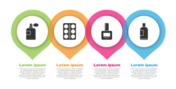 设置香水、眼影、指甲油图片下载