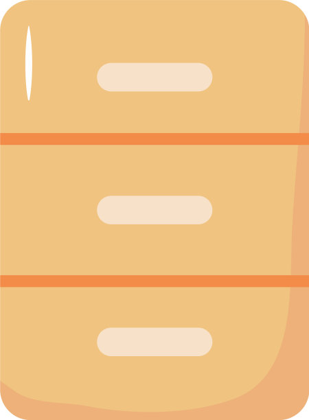 文件柜图标扁平化风格图片下载