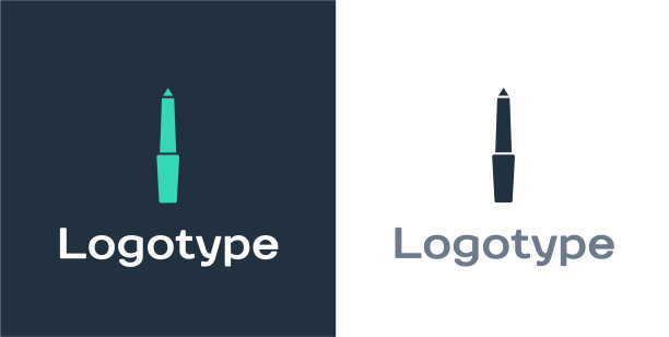 标志型指甲文件图标孤立在白色图片下载