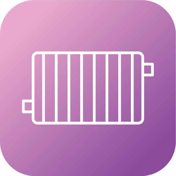 独特的散热器线条图标图片下载