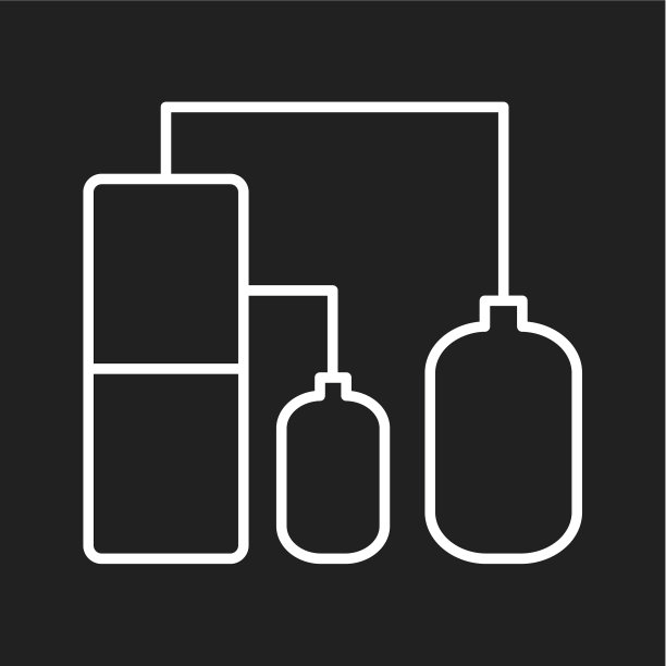 独特的气象站线条图标图片下载