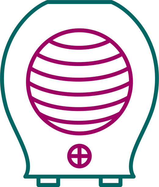 独特的加热器线性图标图片下载