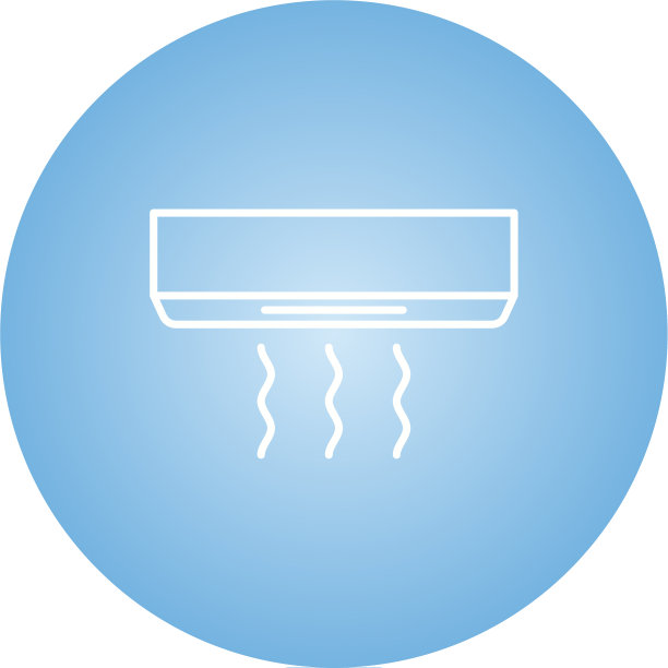 独特的空气幕线条图标图片下载