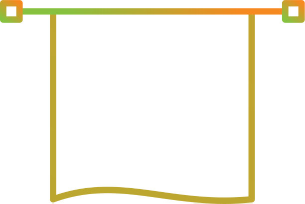 独特的毛巾烘干机线路图标图片下载