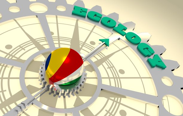 国家政府与生态。“地球日”的概念。三维演示图片下载