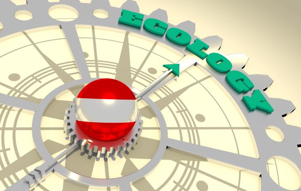 国家政府与生态。“地球日”的概念。三维演示图片下载