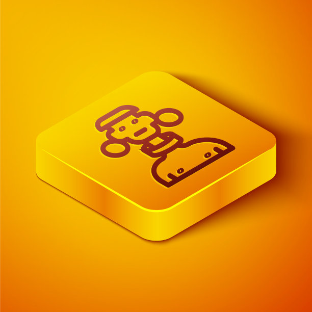 等距线非洲部落男性图标孤立上图片下载