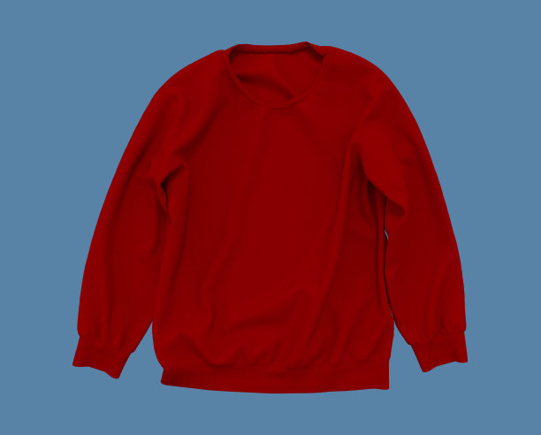 空白运动衫模拟模板在前视图图片下载