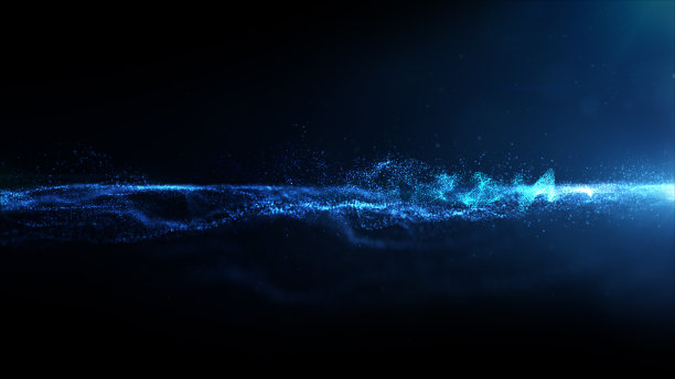 未来流动粒子波图片下载