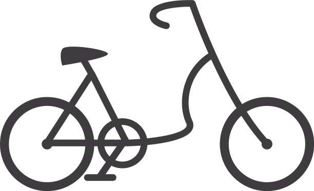 自行车复古运输在白色背景图片下载