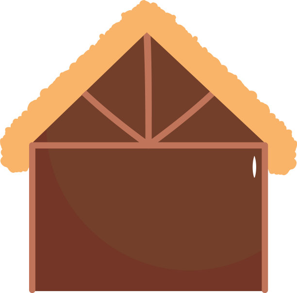 马槽屋图标flat风格图片下载