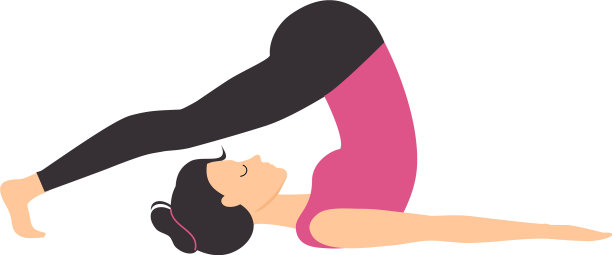 女孩做瑜伽锻炼苗条运动年轻女人图片下载