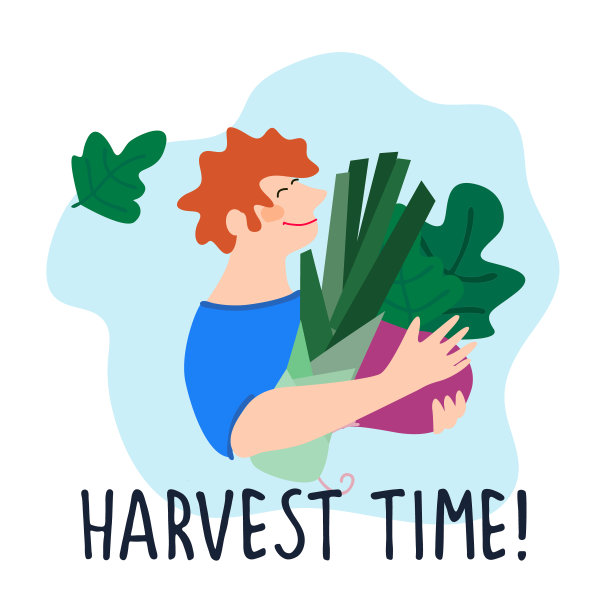 友善的男人拿着巨大的甜菜根和韭菜。收获时间报价。收获、新鲜蔬菜的概念图片下载