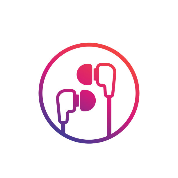 耳机耳机矢量图标隔离白色耳机图片下载