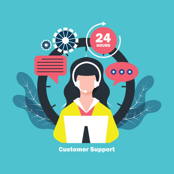 女客户服务人员帮助客户图片下载