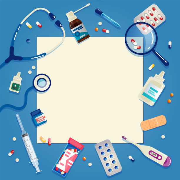 医疗信息模板图片下载