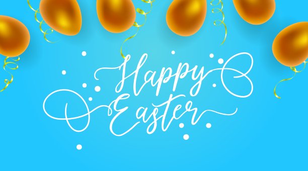 用它来设计复活节节日海报。装饰图案，数码艺术。矢量插图。图片下载