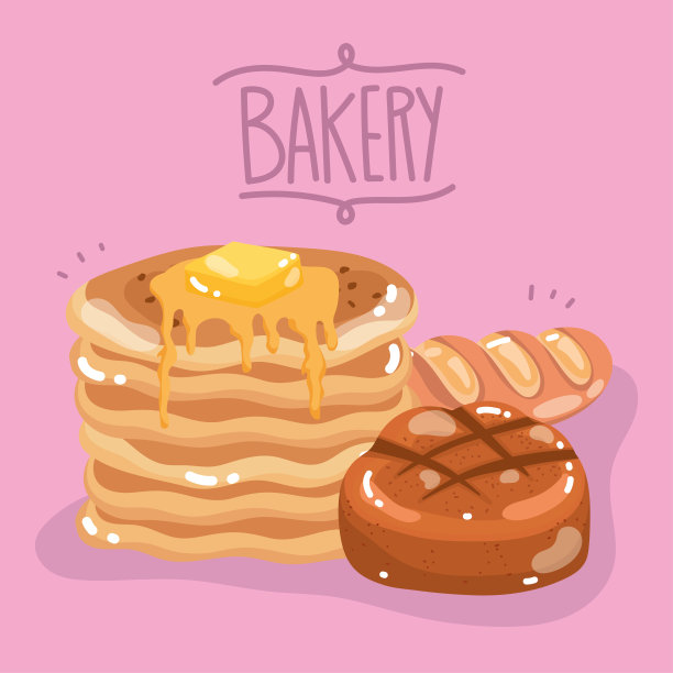 烘焙面包煎饼图片下载