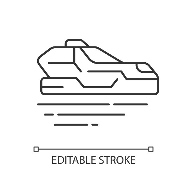 飞行汽车黑色象形图标图片下载
