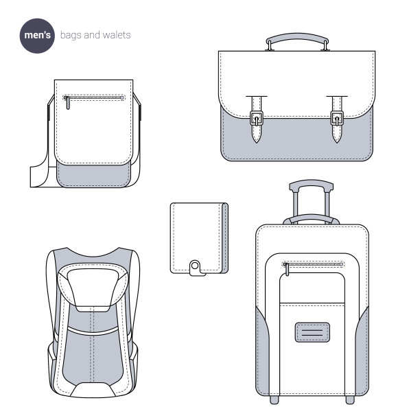 衣服细线款式图片下载