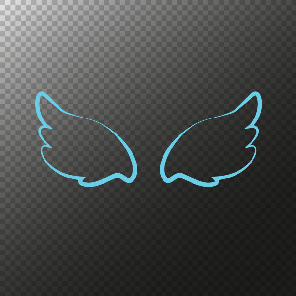 多种翅膀卡通插图，天使翅膀，天使翅膀，羽毛翅膀，天使，善良。矢量插图和图标。图片下载
