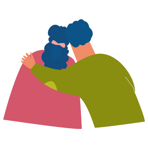 相爱的情侣拥抱在一起。一个男人从后面拥抱一个女人。这对夫妇背对着对方站着。一对恋人，一对朋友，家人图片下载