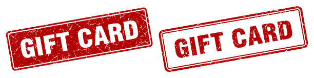 礼品卡邮票套装礼品卡方块垃圾标志图片下载