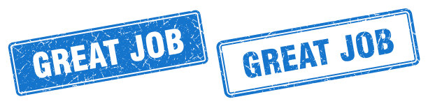 伟大的工作邮票设置伟大的工作广场垃圾标志图片下载