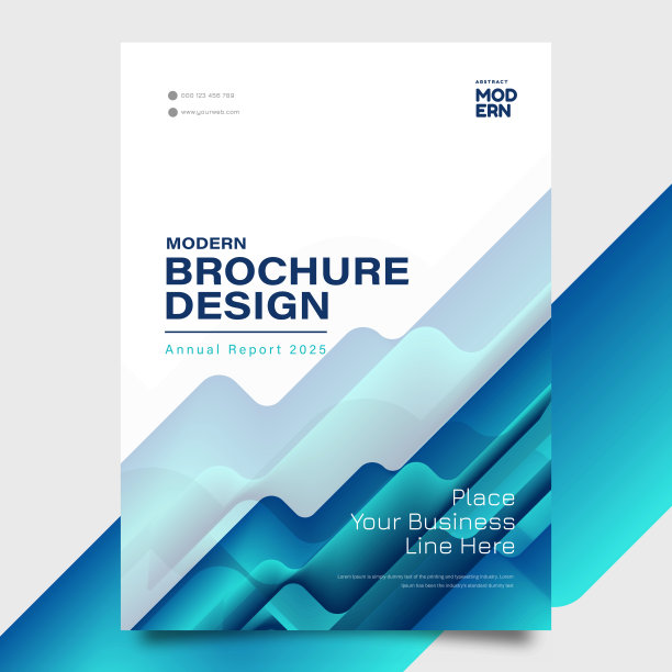矢量宣传册传单设计布局模板图片下载
