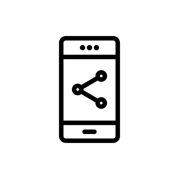 智能手机发送文件行图标。文件传输在电话矢量插图隔离在白色。发送文件在手机上大纲风格设计，专为网页和app。Eps 10。股票插图图片下载