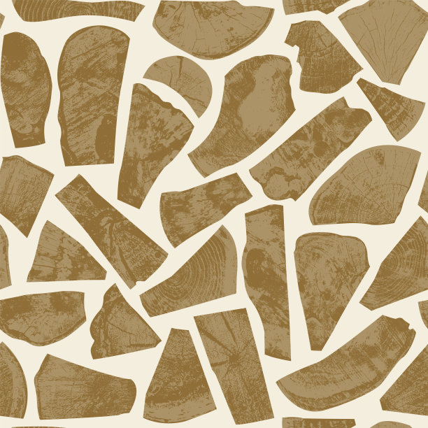 木抽象无缝图案用锯切树图片下载