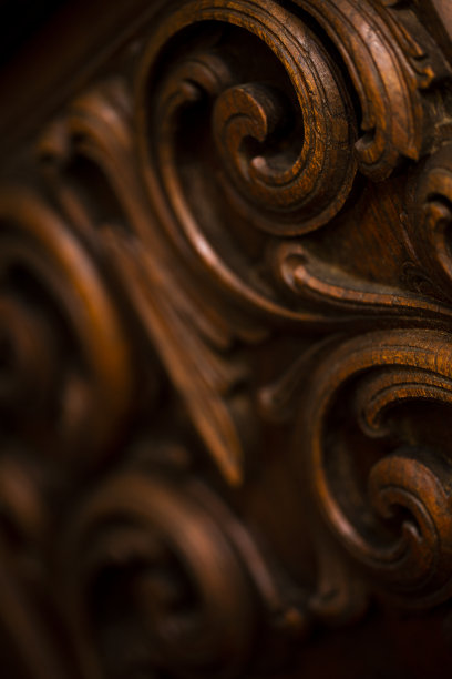 复古木家具抽象细节。图片下载