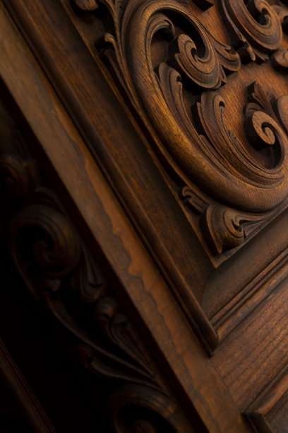 复古木家具抽象细节。图片下载
