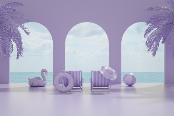 简约夏日假日概念丁香背景图片下载