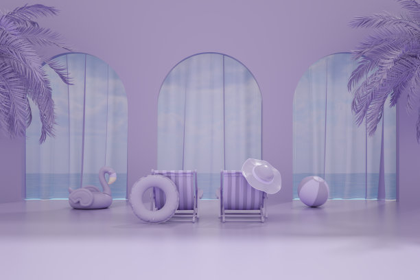 简约夏日假日概念丁香背景图片下载