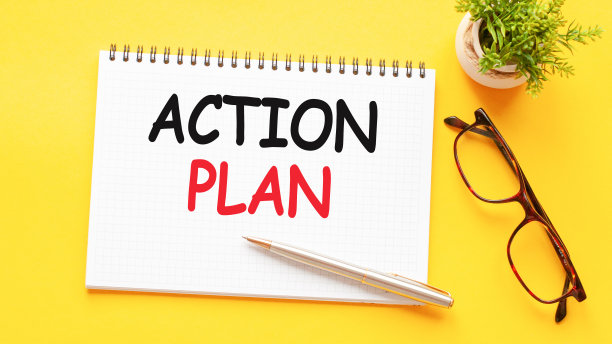 白纸卡上文字行动计划，经营理念图片下载