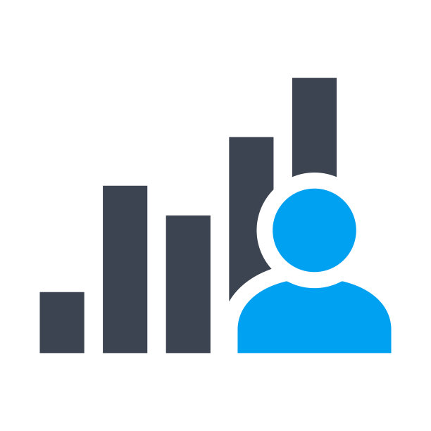 员工成长，成长图表孤立图标。个人成长坚实的图标。事业成功和老板，箭头向上和男人的象征。图片下载