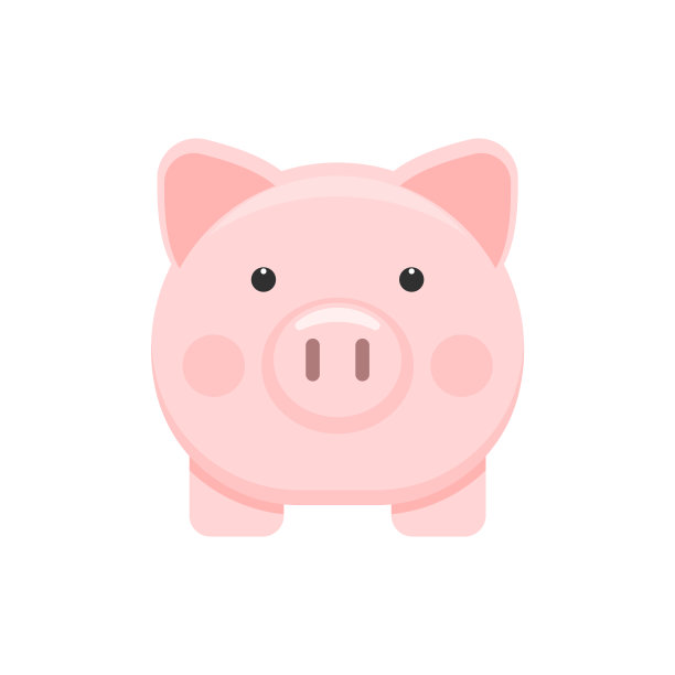 储蓄罐图标孤立的白色背景。矢量插图。图片下载