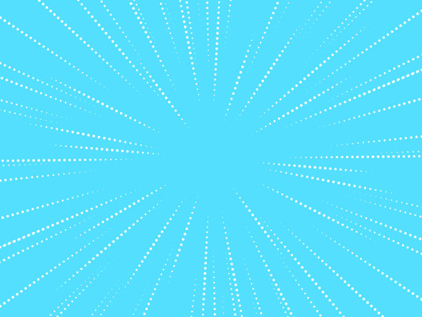 蓝色喜剧爆炸背景。矢量插图。图片下载