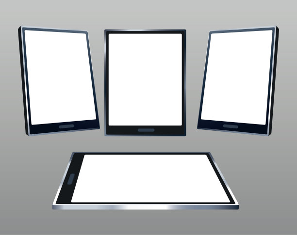四款平板电脑模拟了图标品牌图片下载