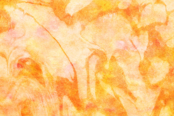 日本橘色大理石纸纹理背景、混墨、水彩、sumagashi、抽象艺术图片下载