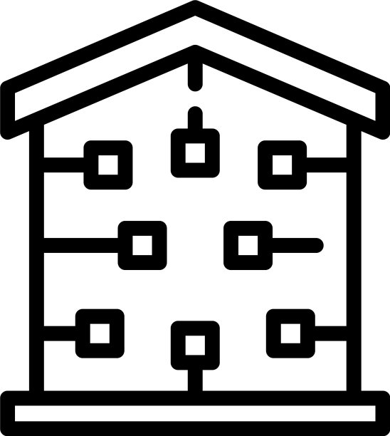 智能家居消费图标轮廓风格图片下载