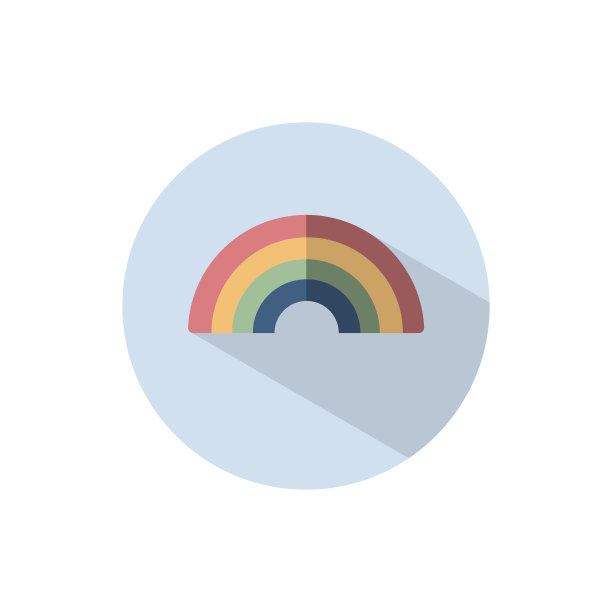 彩虹平色上一圈天气图片下载