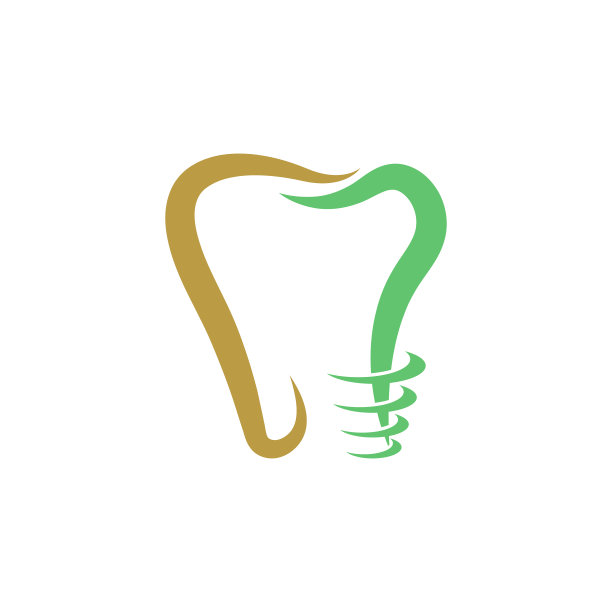 牙科标志图标模板设计图片下载