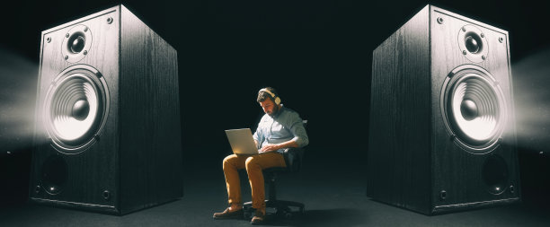 动力声的概念。图片下载